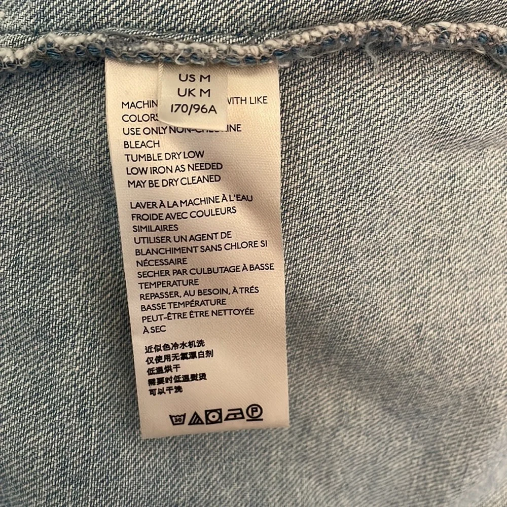 Free People Light Blue Denim Mini Dress - Picture 6 of 8